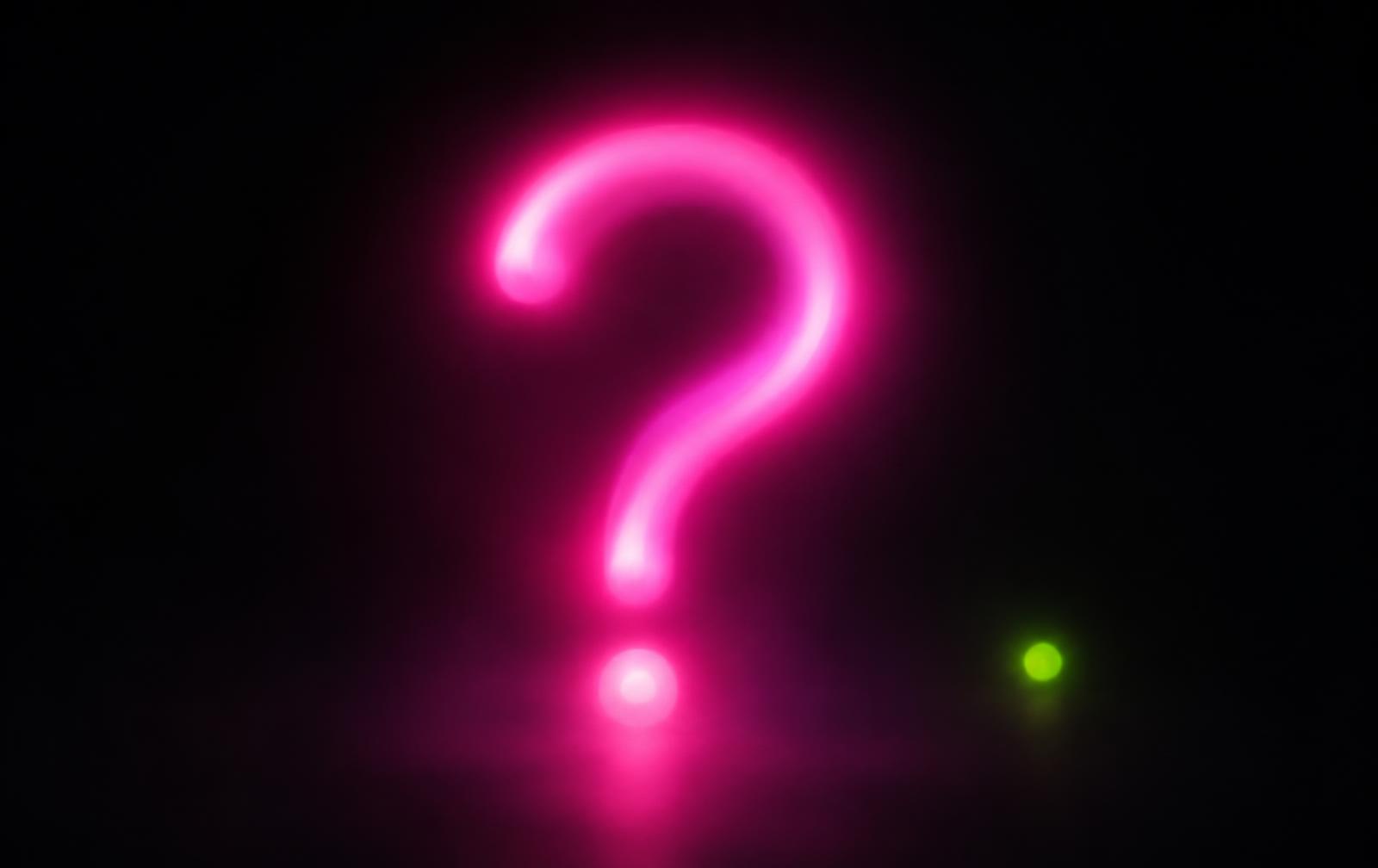 Padlock motif rendered in neon pink and lime tones